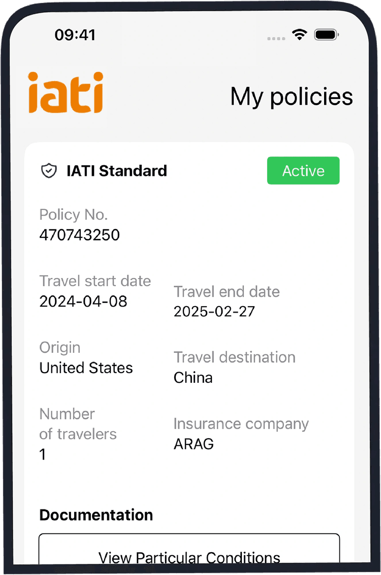 mock up IATI APP