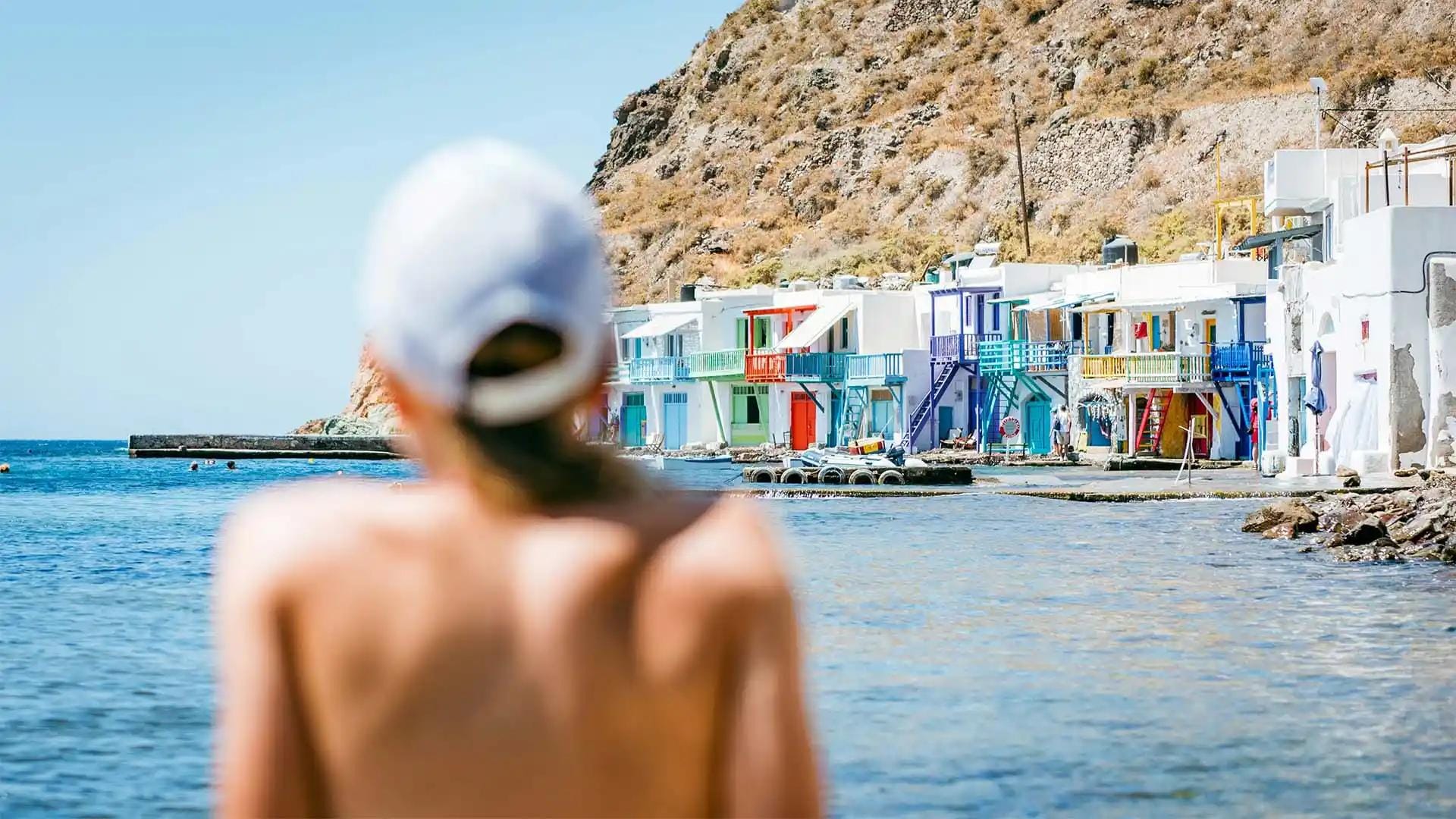 Girl enjoying her holidays